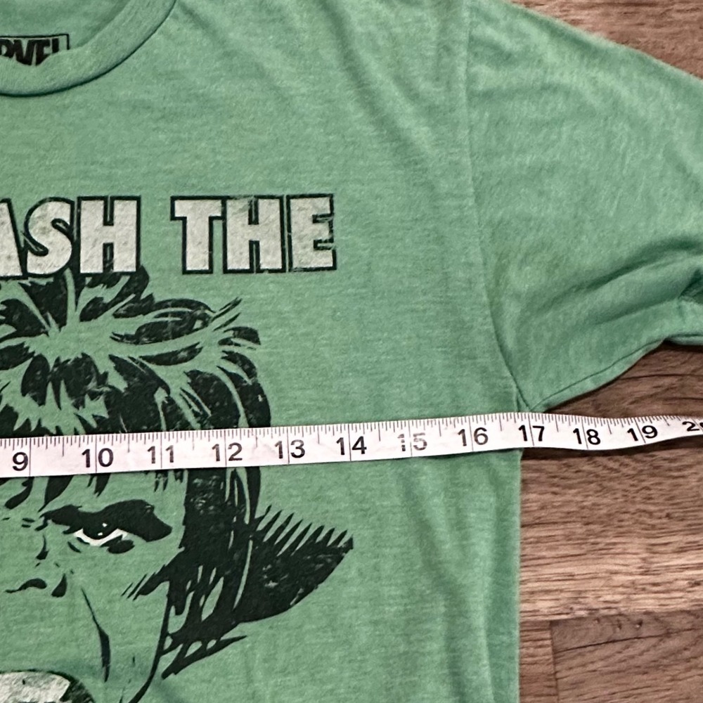 Marvel Incredible Hulk Unleash The Hulk Green Graphic T-Shirt Mens Small S - Picture 5 of 7